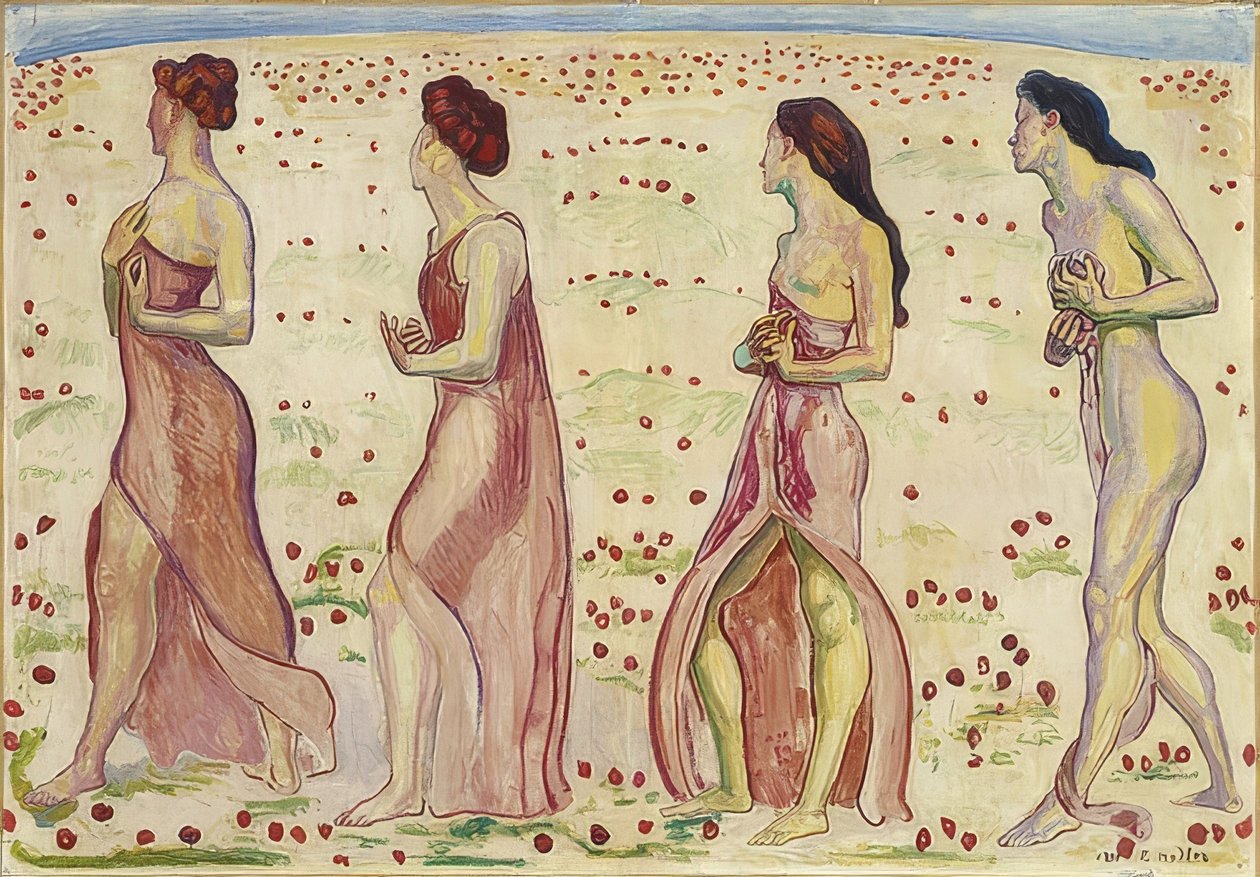 Känslan. 1909/11 av Ferdinand Hodler