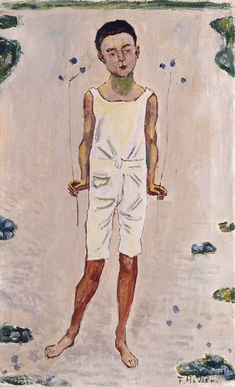 Förtrollad pojke; Charmed Boy, 1909 av Ferdinand Hodler