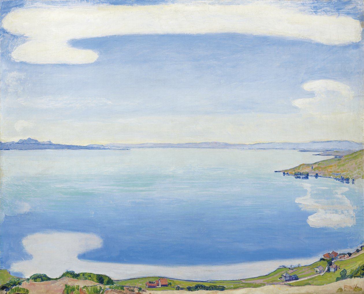 Genèvesjön sett från Chexbres, 1904 av Ferdinand Hodler