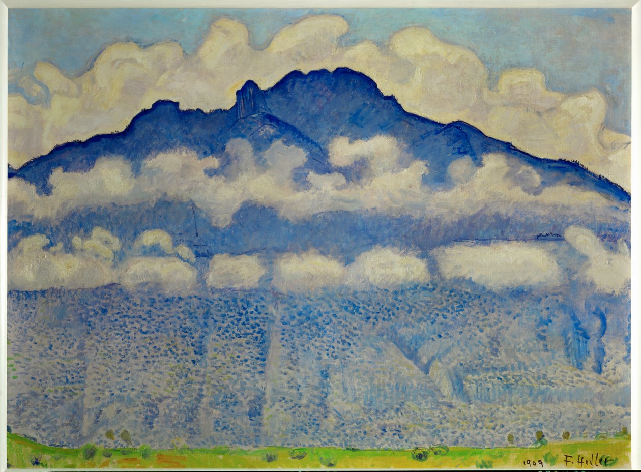Landskap i Berne Oberland av Ferdinand Hodler