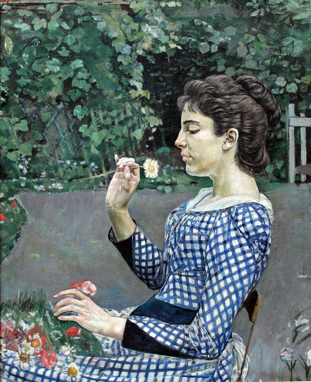 Porträtt av Hélène Weiglé av Ferdinand Hodler