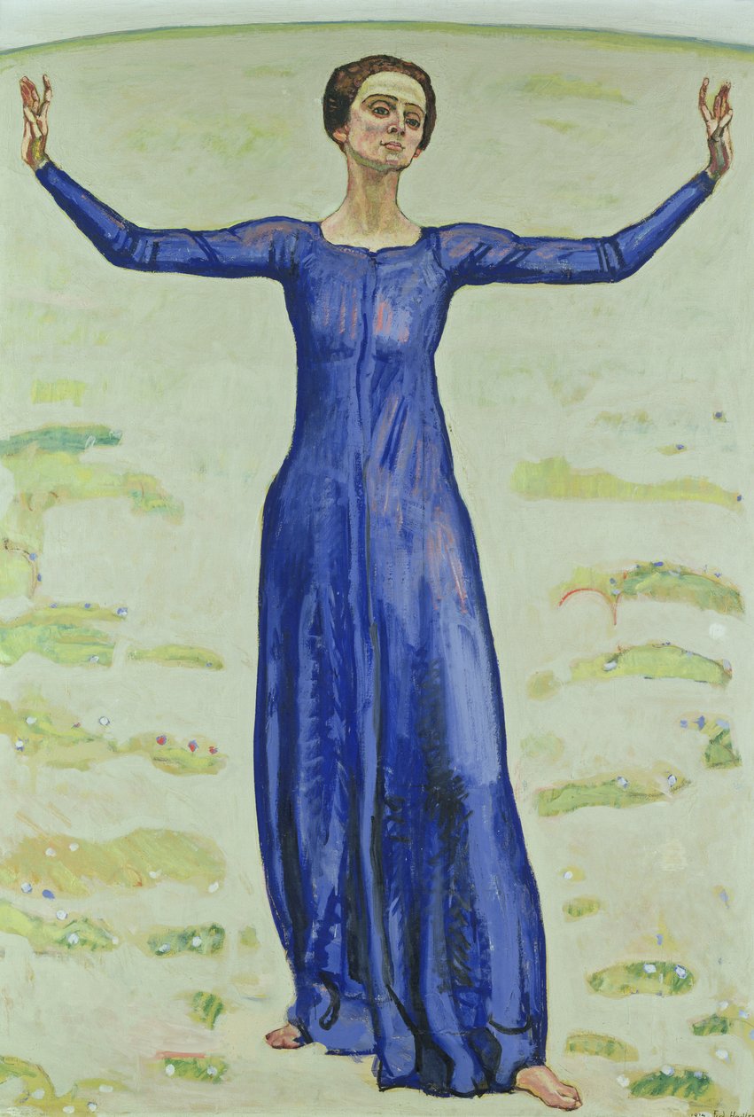 Sång i fjärran, 1914 av Ferdinand Hodler