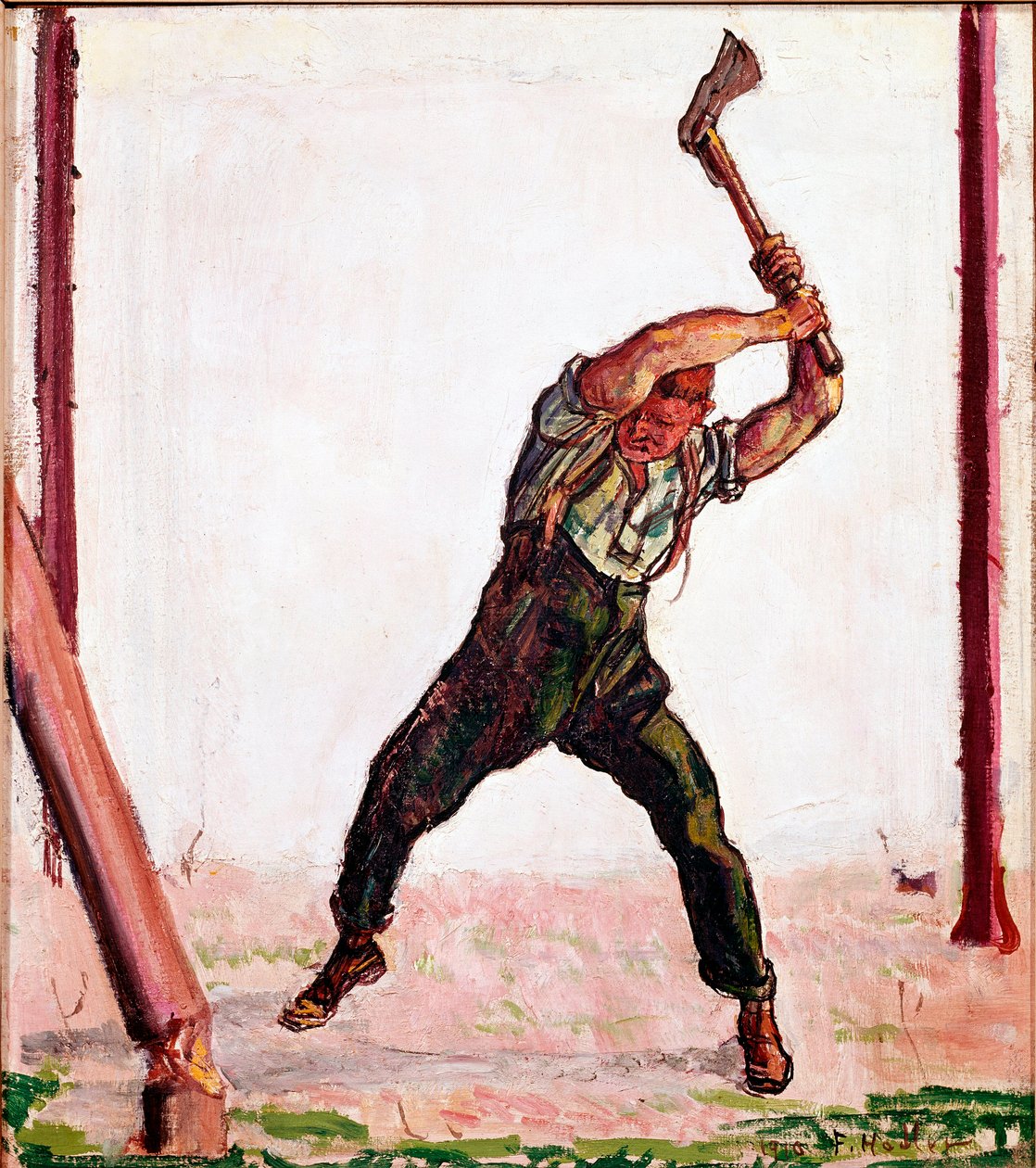 Bucheron-målningen av Ferdinand Hodler (1853-1918) 1910 Sao Paulo, Museum of Art av Ferdinand Hodler