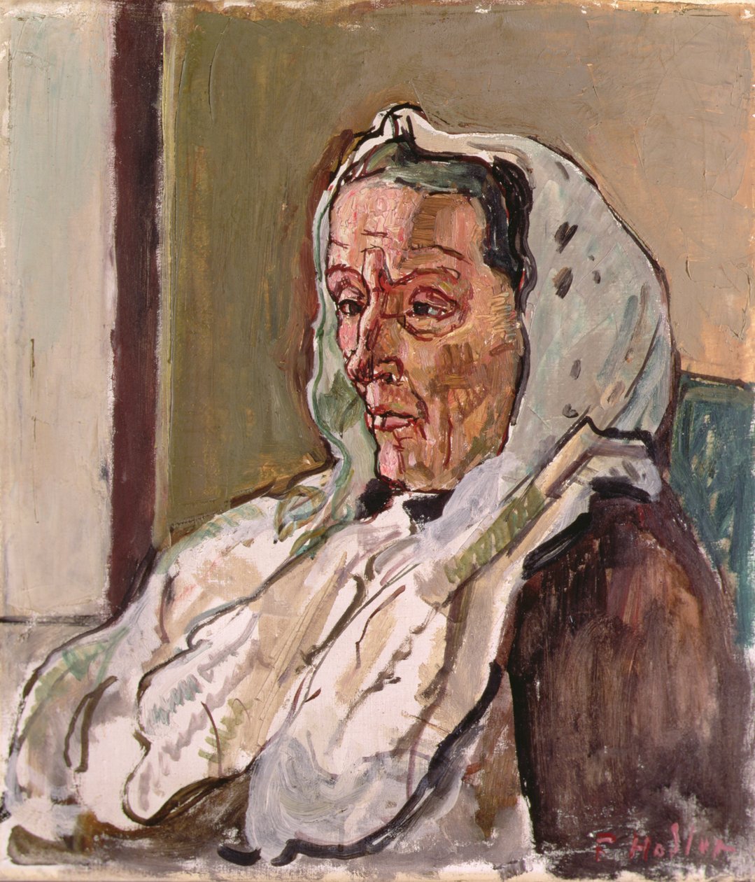 Den sjuka Esther Jacques av Ferdinand Hodler