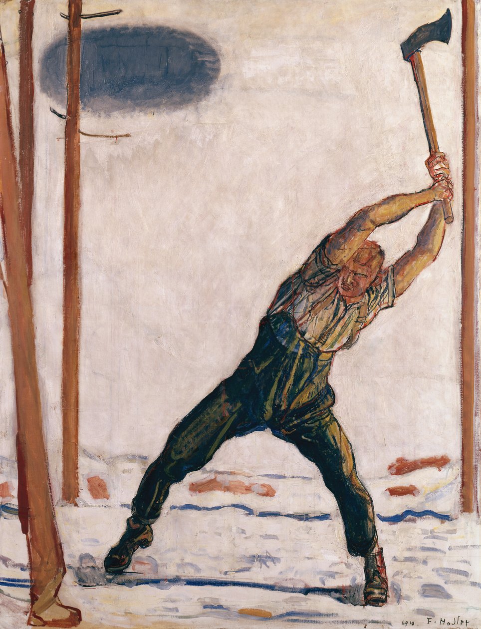 Vedhuggaren av Ferdinand Hodler