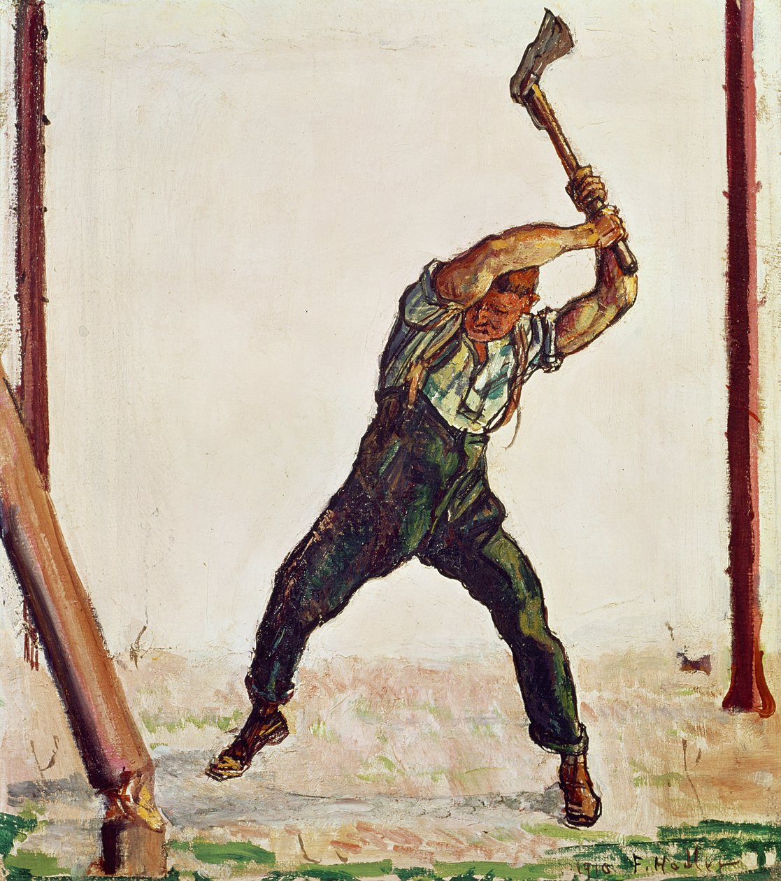 Skogsmannen, 1910 av Ferdinand Hodler