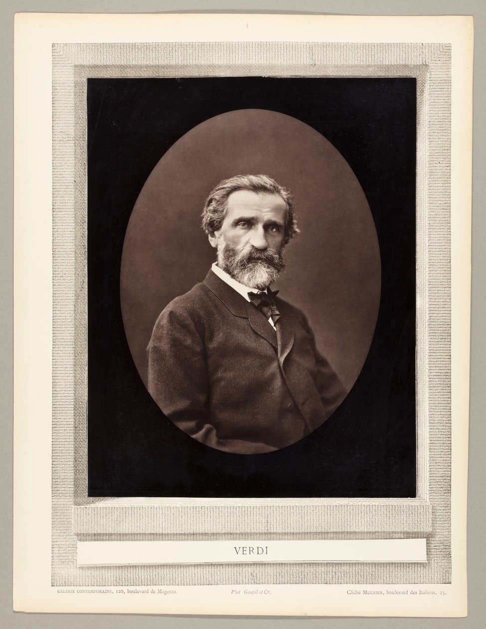 Giuseppe Verdi (italiensk kompositör, 1813-1901) av Ferdinand J. Mulnier