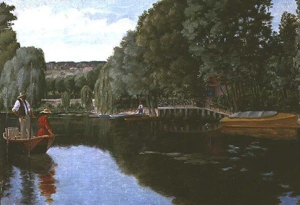 Fiske på en sommardag (styrelse) av Ferdinand Joseph Gueldry
