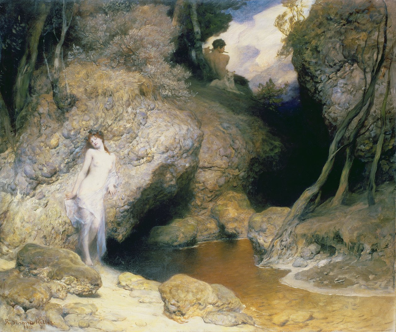 Faunens musik, 1910 av Ferdinand Keller