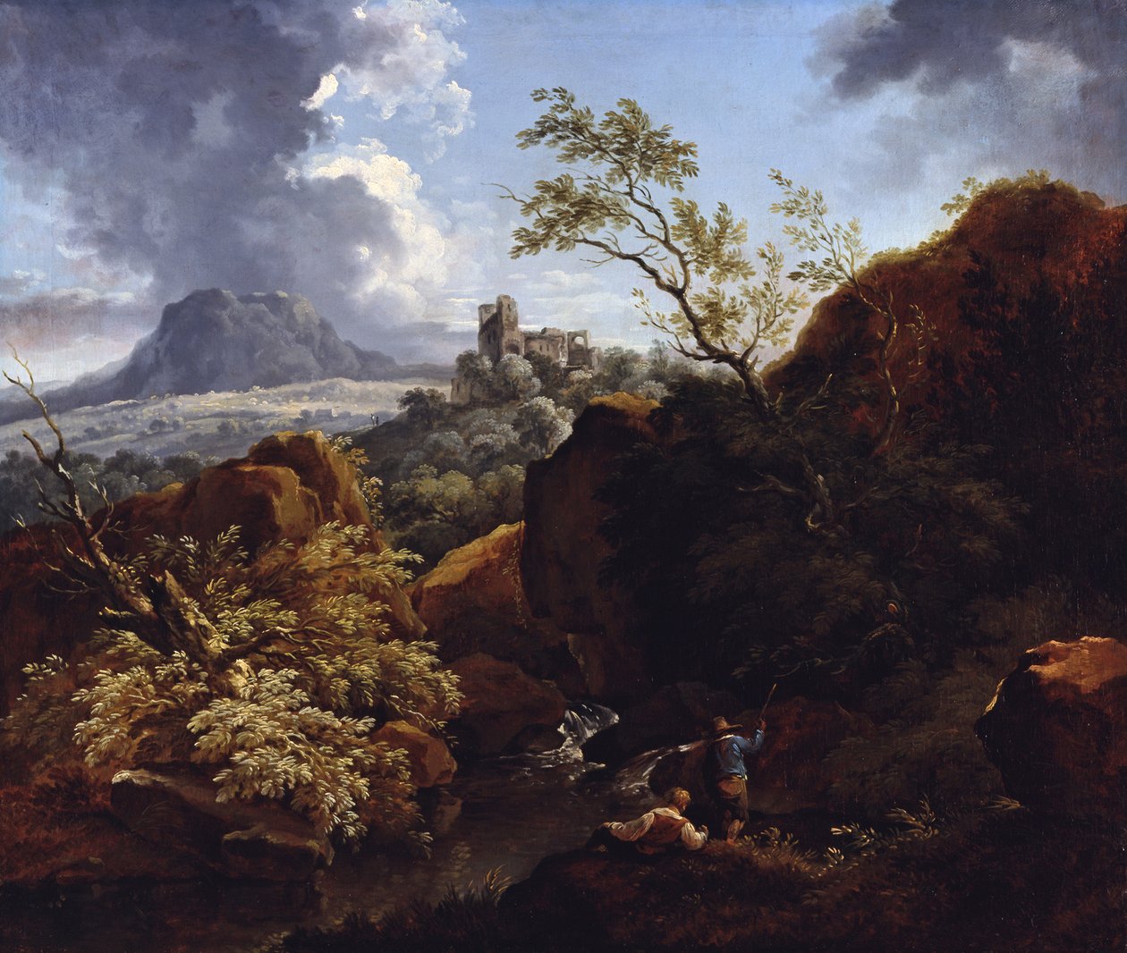 Landskap vid Neckar av Ferdinand Kobell
