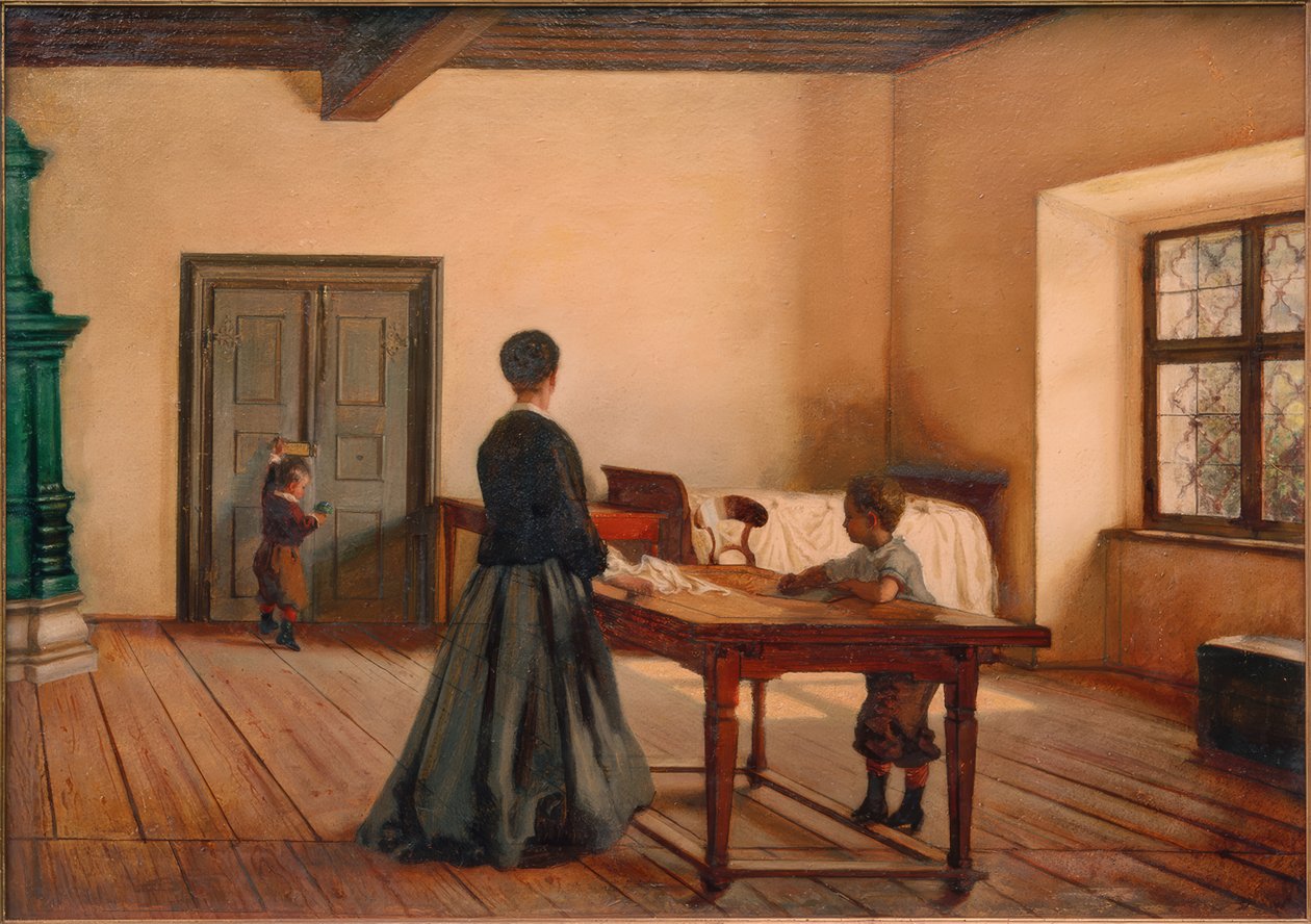Konstnärens sovrum av Ferdinand Mallitsch