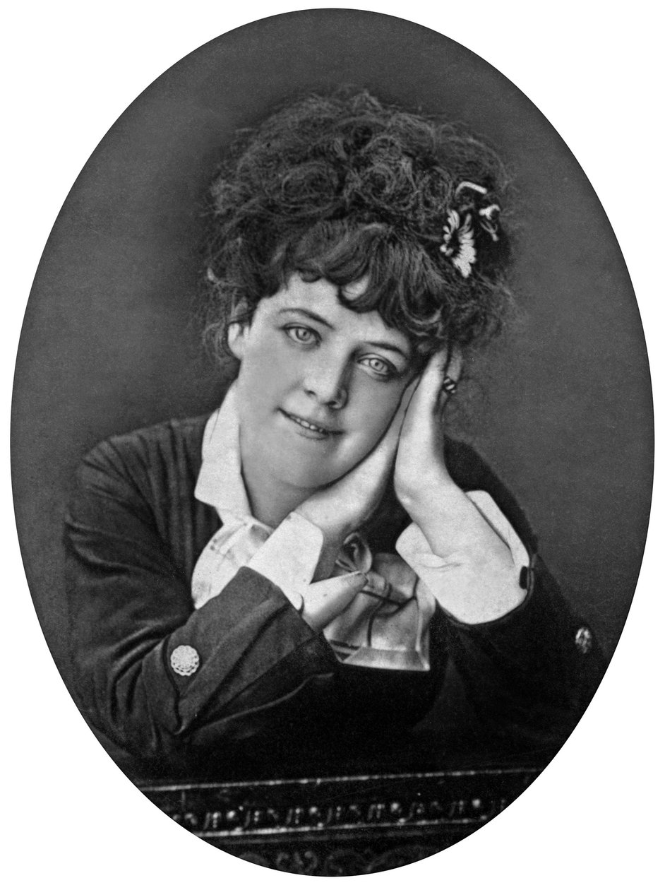 Jeanne Samary, fransk skådespelerska och modell av Ferdinand Mulnier
