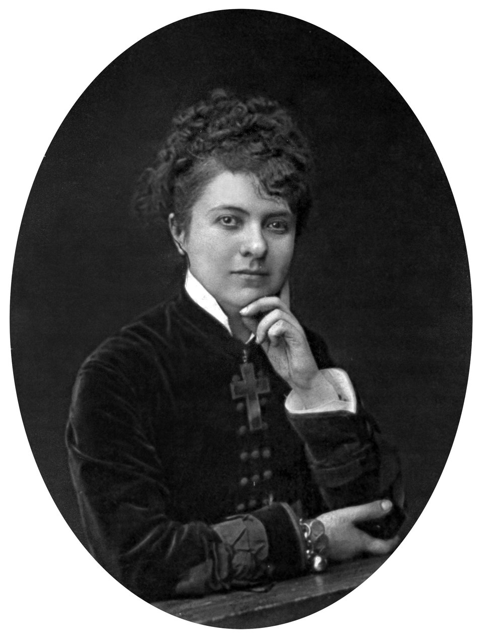 Marie Dumas, fransk skådespelerska, foto av Mulnier av Ferdinand Mulnier