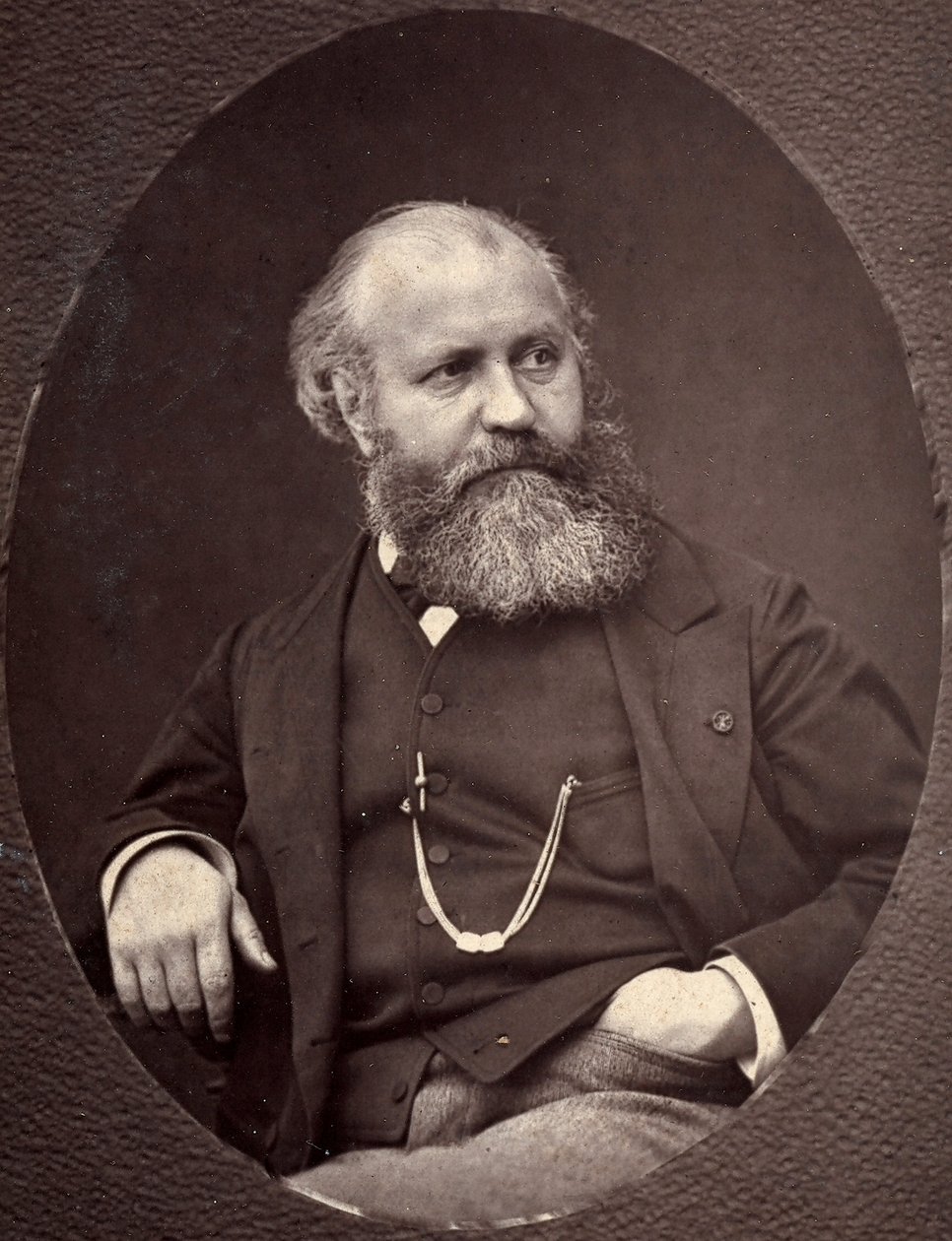 Porträtt av Charles-Françoise Gounod, berömd kompositör av Ferdinand Mulnier