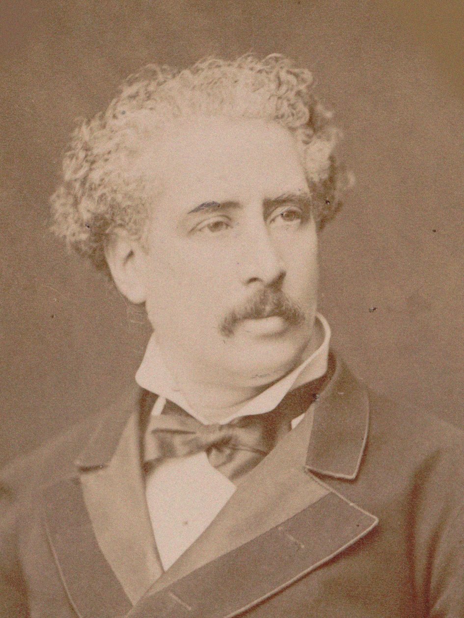 Porträtt av kompositören Olivier Métra 1830-1889, 1870. av Ferdinand Mulnier