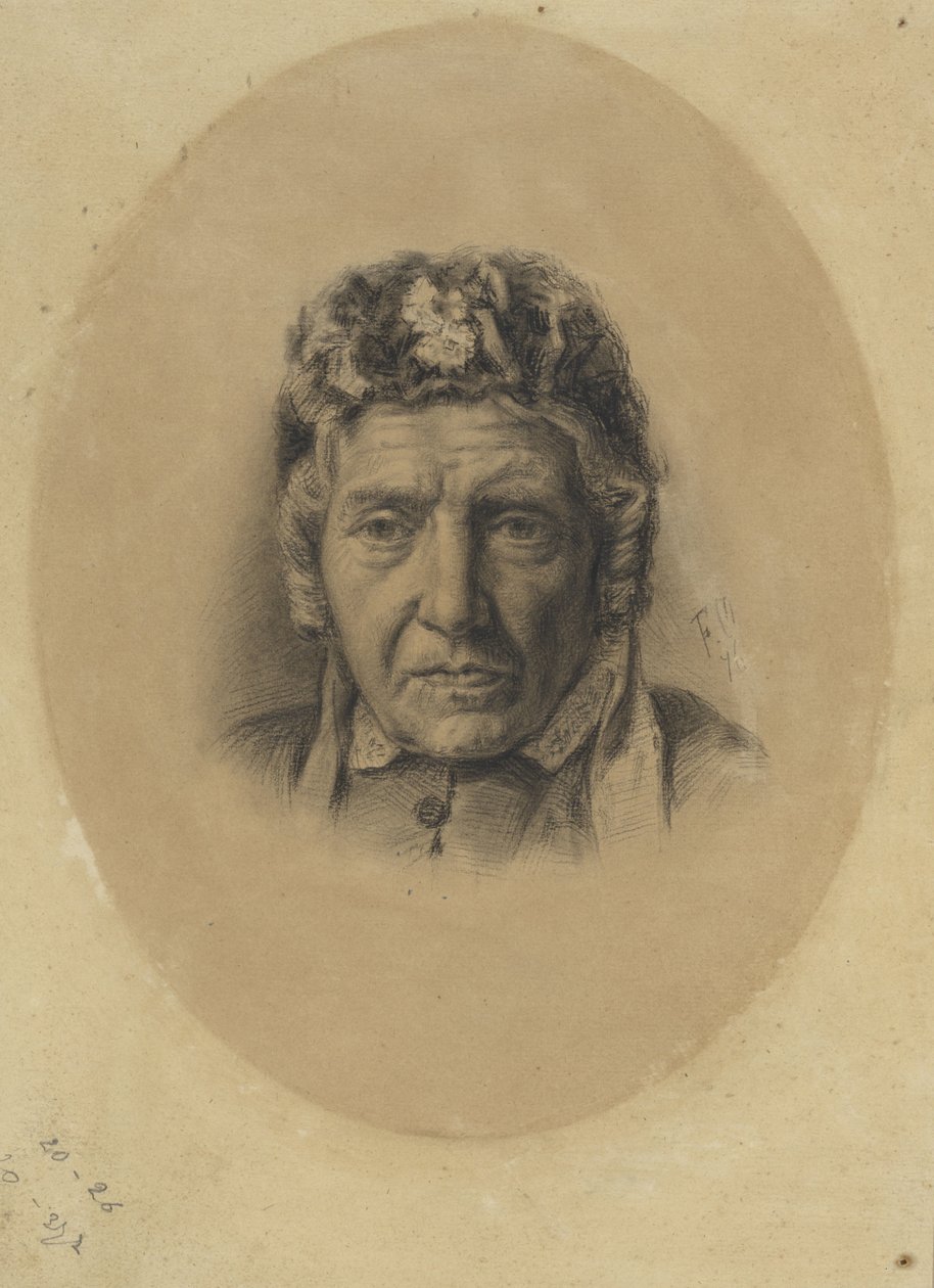 Porträtt av J.M. Fågelsång av Ferdinand Oldewelt