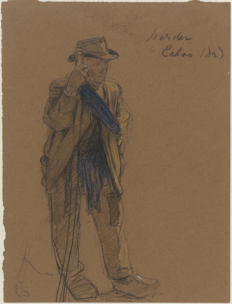 Stående herde, i Exloo av Ferdinand Oldewelt