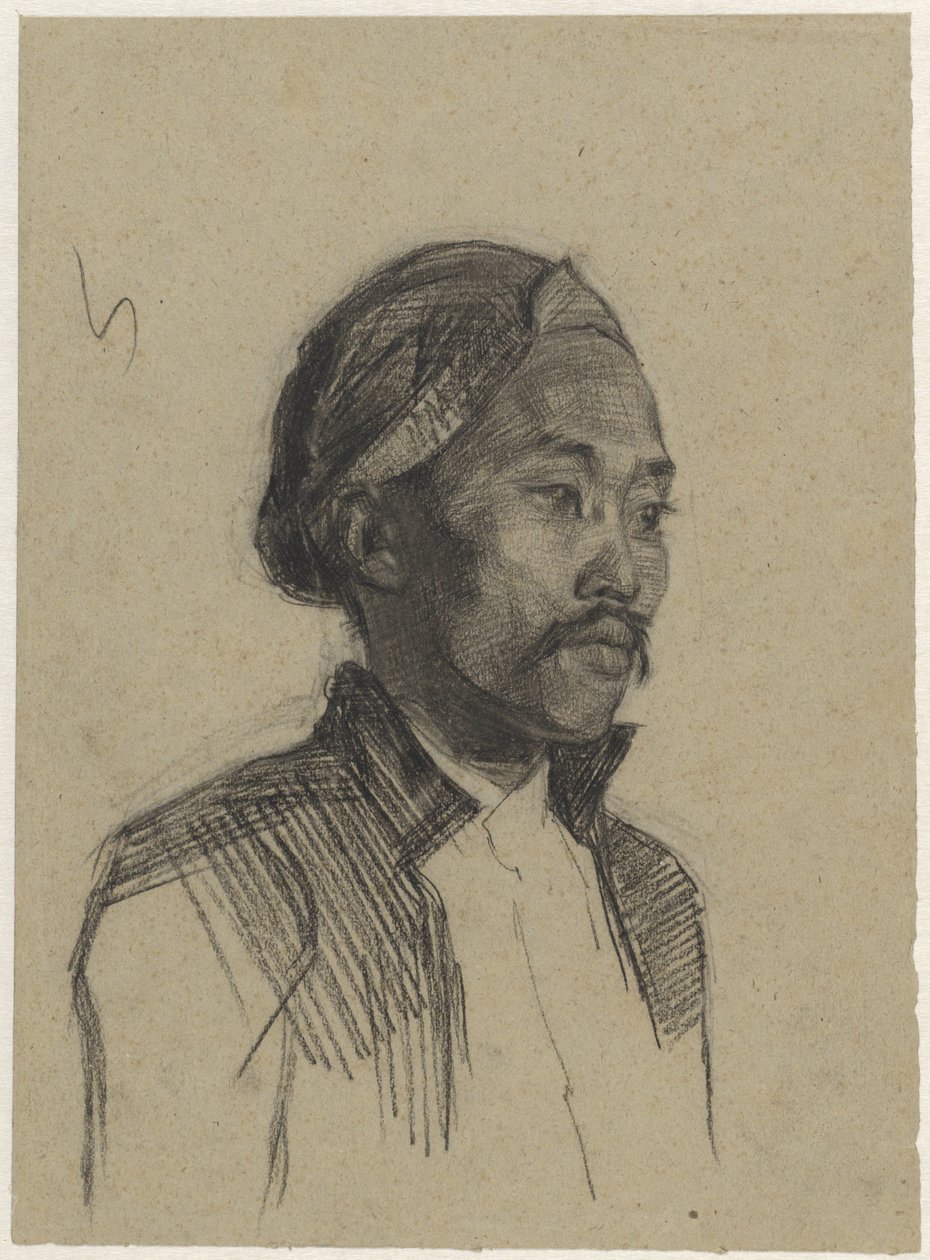 Studie av en javanes av Ferdinand Oldewelt