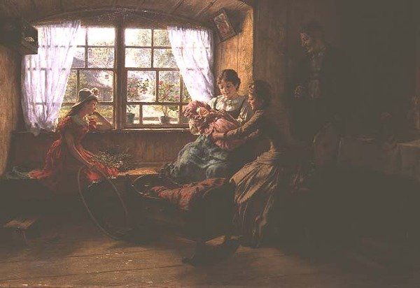 De glada besökarna av Ferdinand Pacher