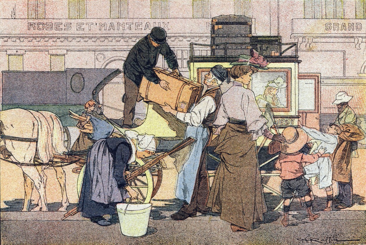 Avresa till landet, i Imagier de l