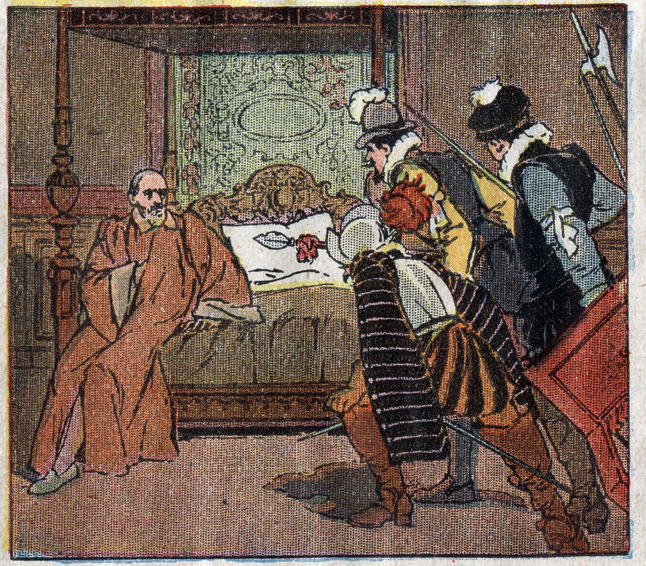 Frankrikes historia: Mordet på Gaspard de Coligny (amiral de Coligny av Ferdinand Raffin