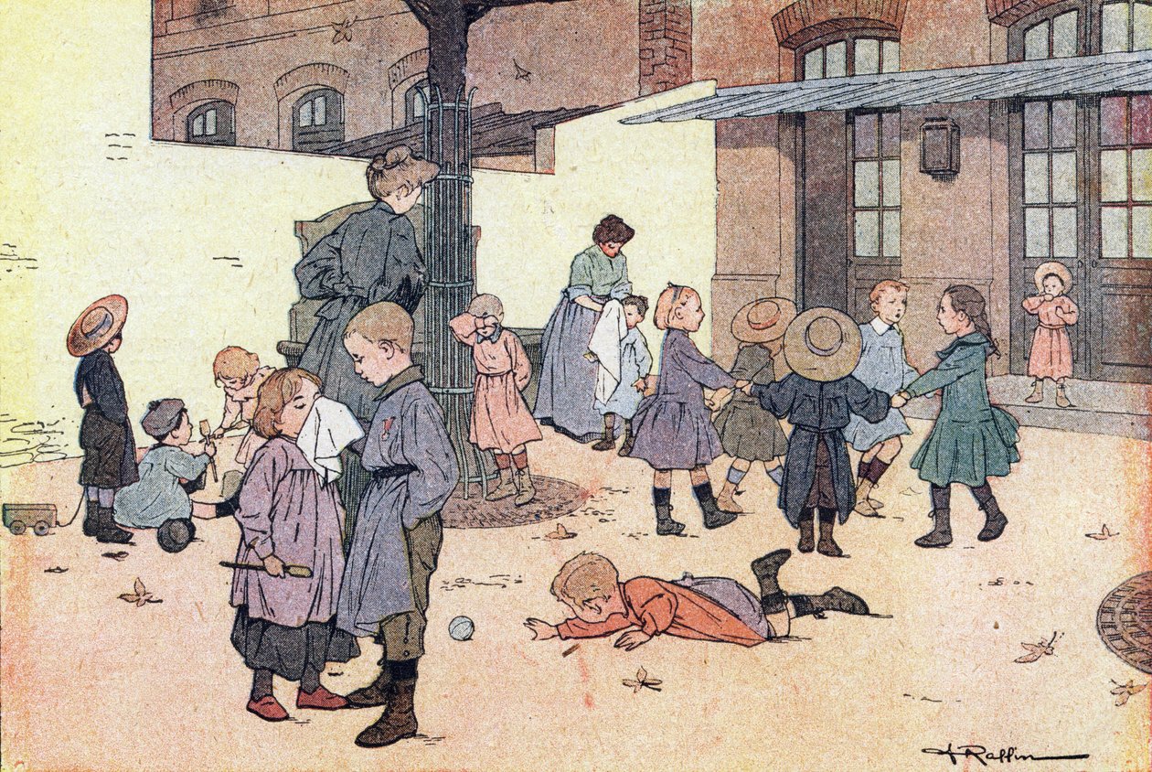 Runda och spel på fritidsgården, i Imagier de l