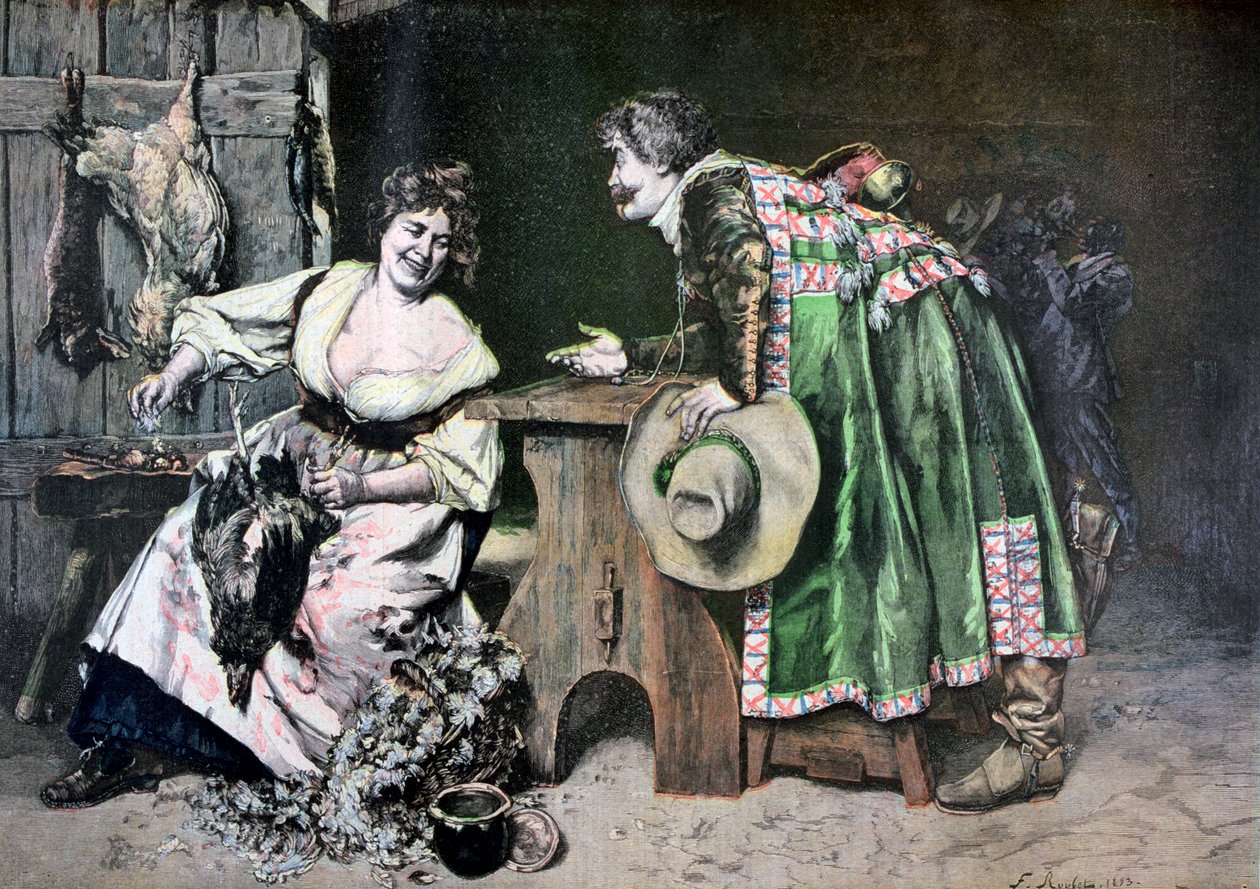 Galanta kommentarer, 1893 av Ferdinand Roybet