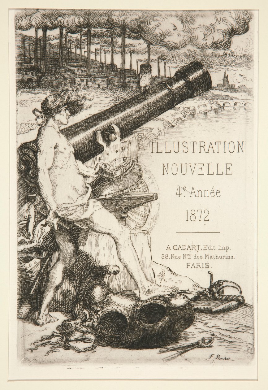 Titelsidan för Illustration Nouvelle av Ferdinand Roybet