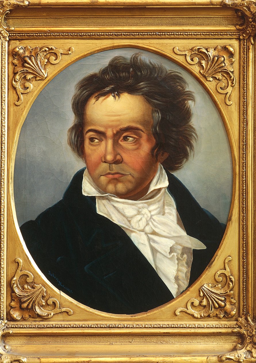 Porträtt av Ludwig van Beethoven (Bonn av Ferdinand Schimon