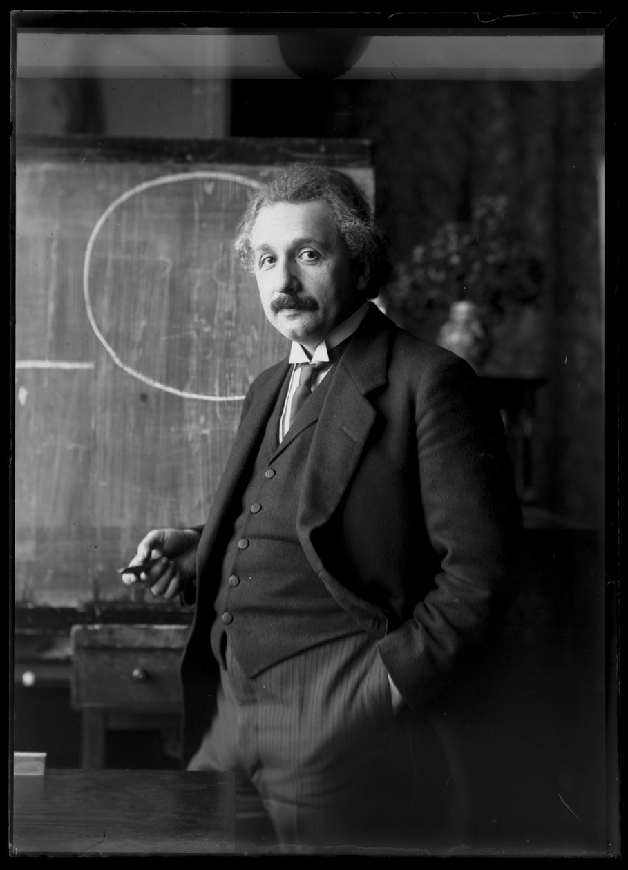 Bild på Albert Einstein (1879-1955) av Ferdinand Schmutzer
