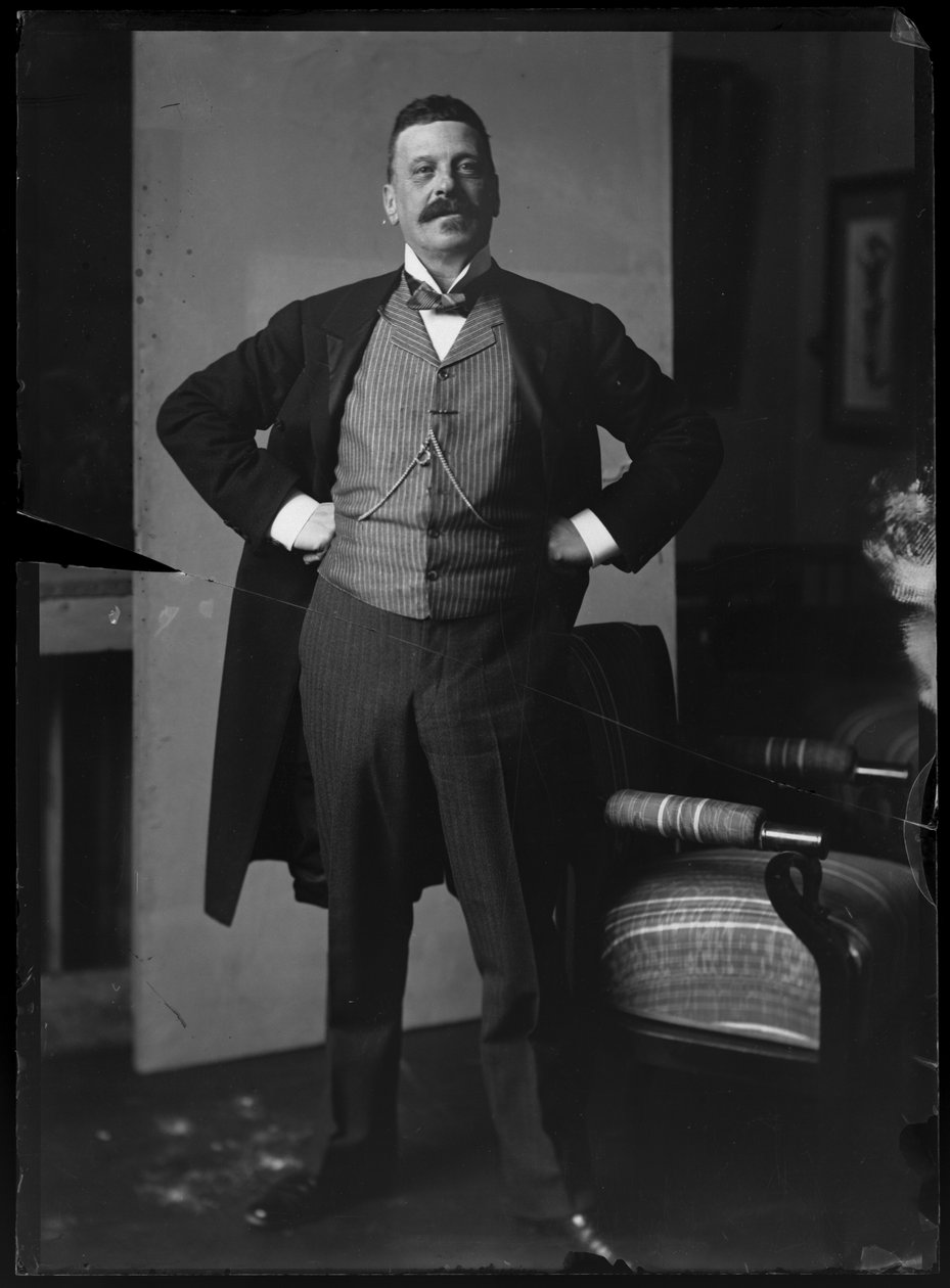 Bild på Charles Wittgenstein (1847-1913) av Ferdinand Schmutzer