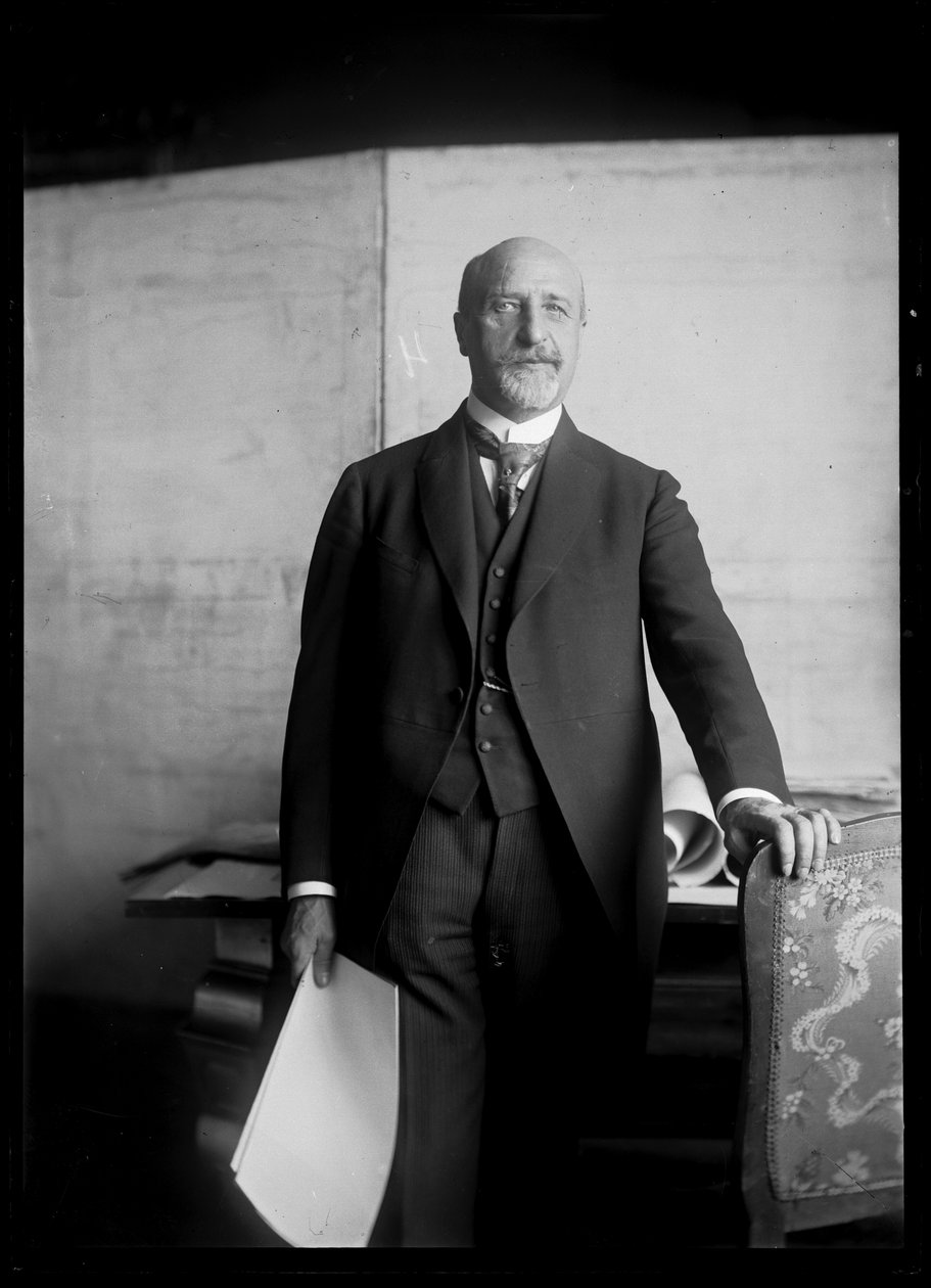 Bild av Karl Seitz (1869-1950) av Ferdinand Schmutzer
