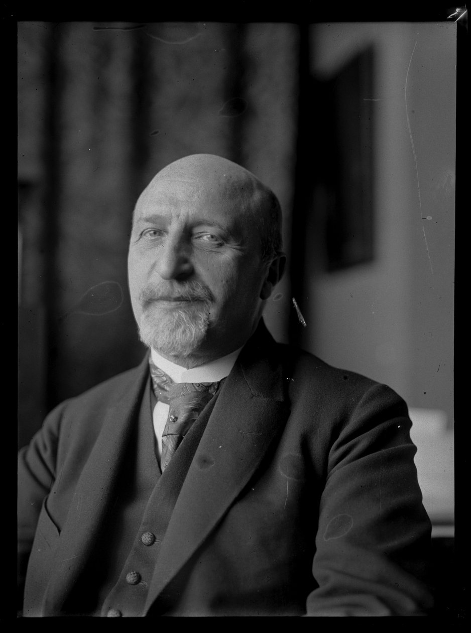 Bild av Karl Seitz (1869-1950) av Ferdinand Schmutzer
