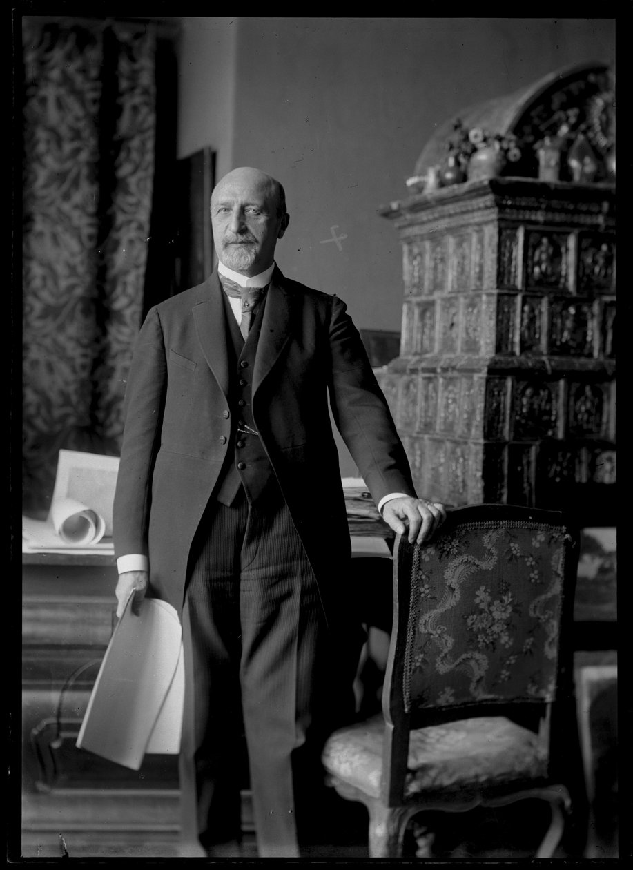 Bild av Karl Seitz (1869-1950) av Ferdinand Schmutzer