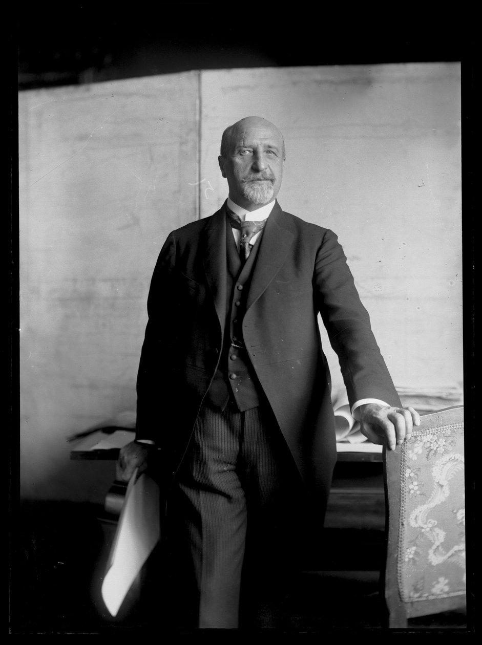 Bild av Karl Seitz (1869-1950) av Ferdinand Schmutzer