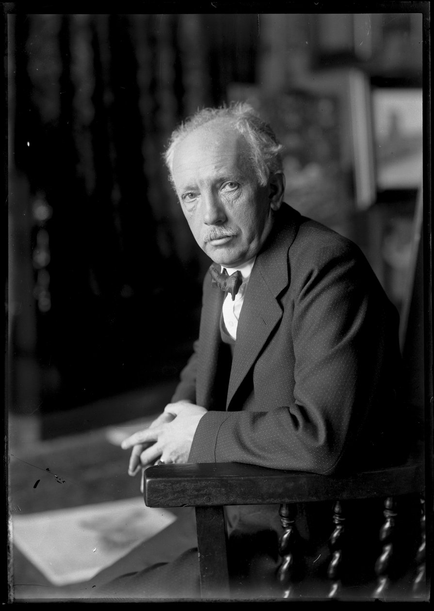 Bild av Richard Strauss (1864-1949) av Ferdinand Schmutzer