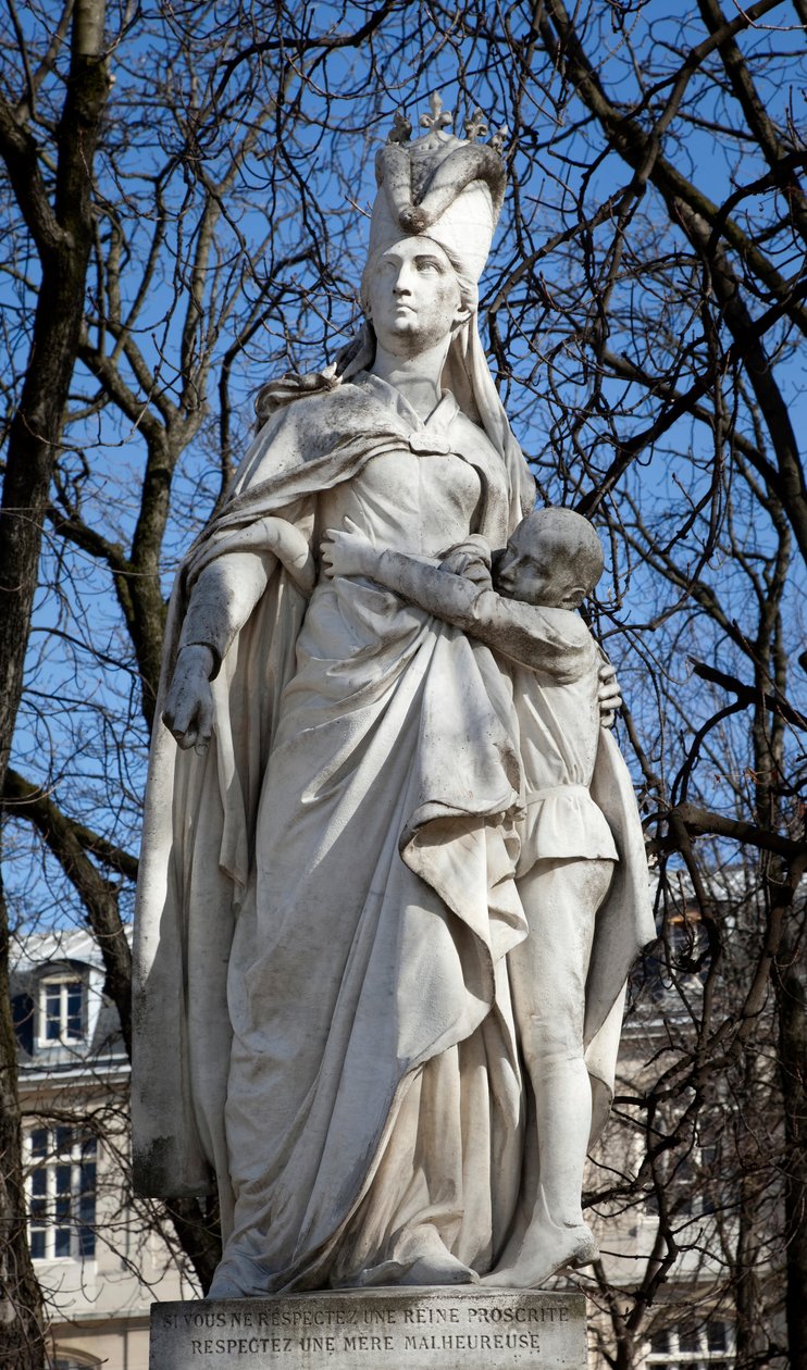 Staty av Margareta av Anjou (marmor) av Ferdinand Taulet