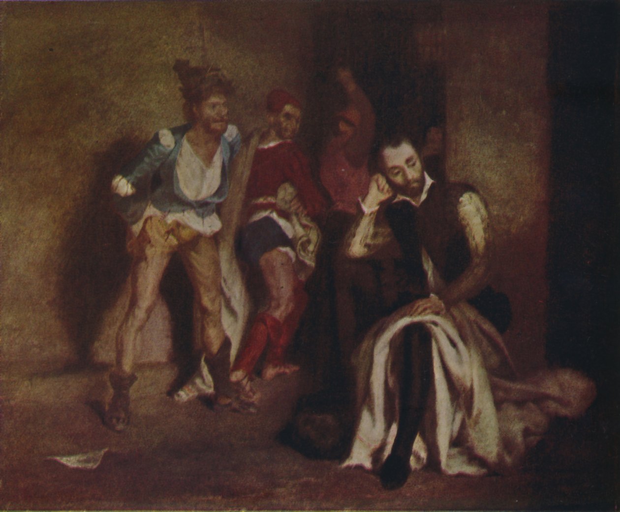 Grävling i fängelse, 1839, 1937. av Ferdinand Victor Eugene Delacroix