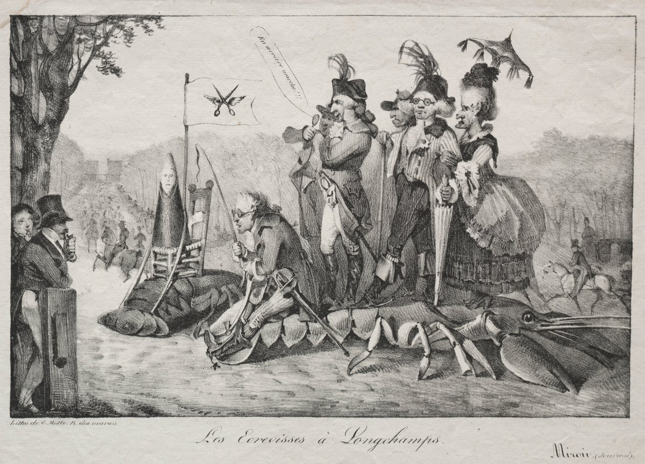 The Crayfish of Longchamps, 1822. av Ferdinand Victor Eugene Delacroix