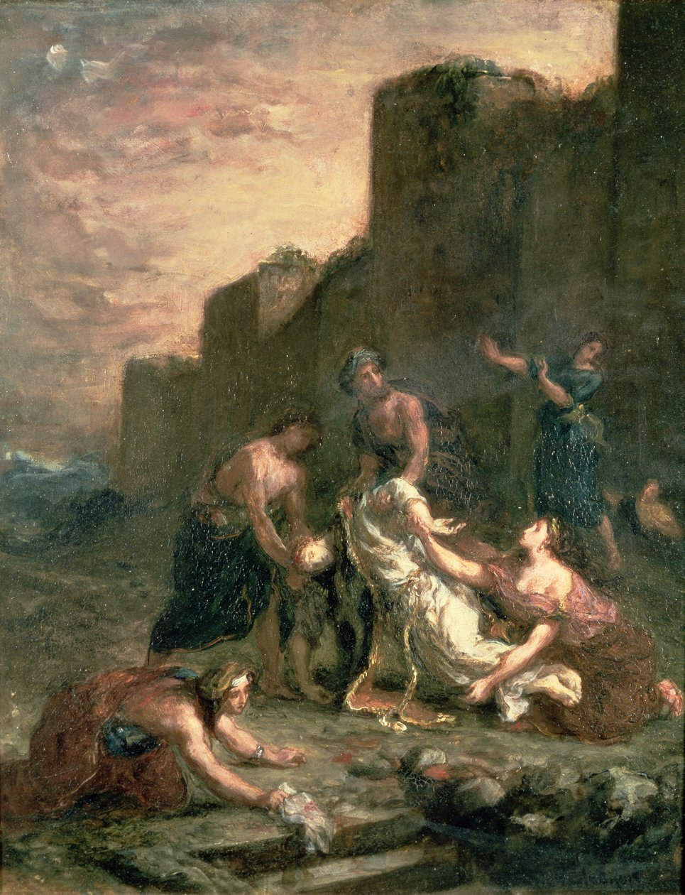 St. Stefans martyrskap, 1860 av Ferdinand Victor Eugene Delacroix