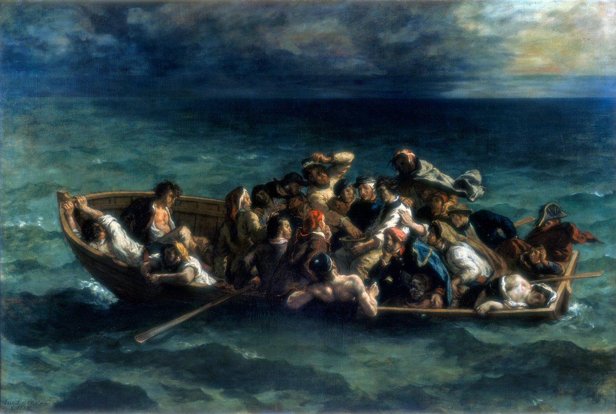 Don Juans skeppsbrott, 1840 av Ferdinand Victor Eugene Delacroix