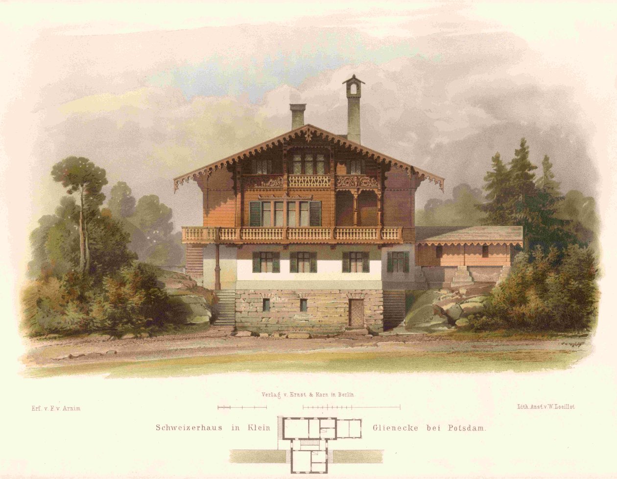 Klein Glienicke Schweizerhaus 1 av Ferdinand von Arnim