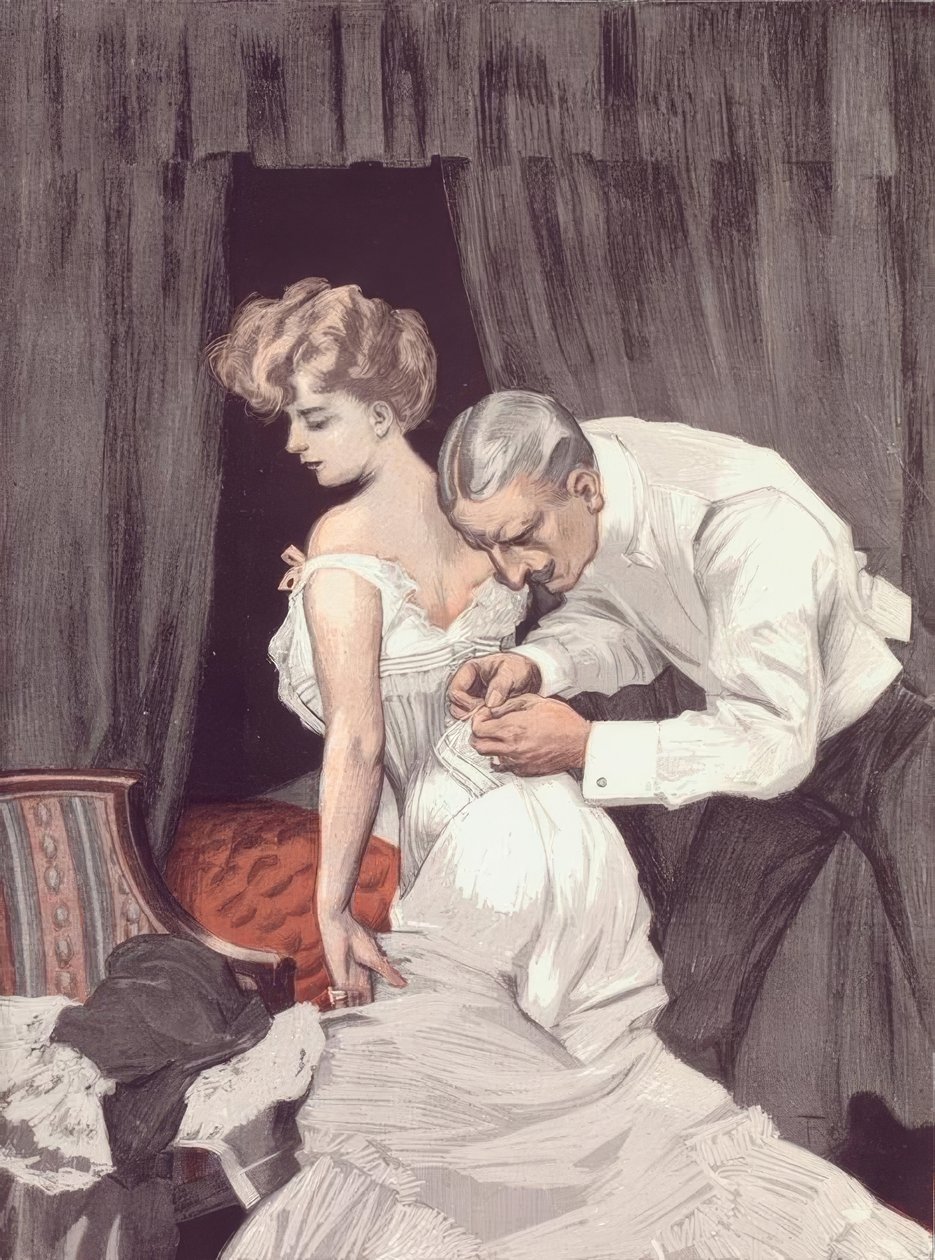 Misstanke. Konstigt, det var en knut i morse och nu är det en slinga av Ferdinand von Reznicek