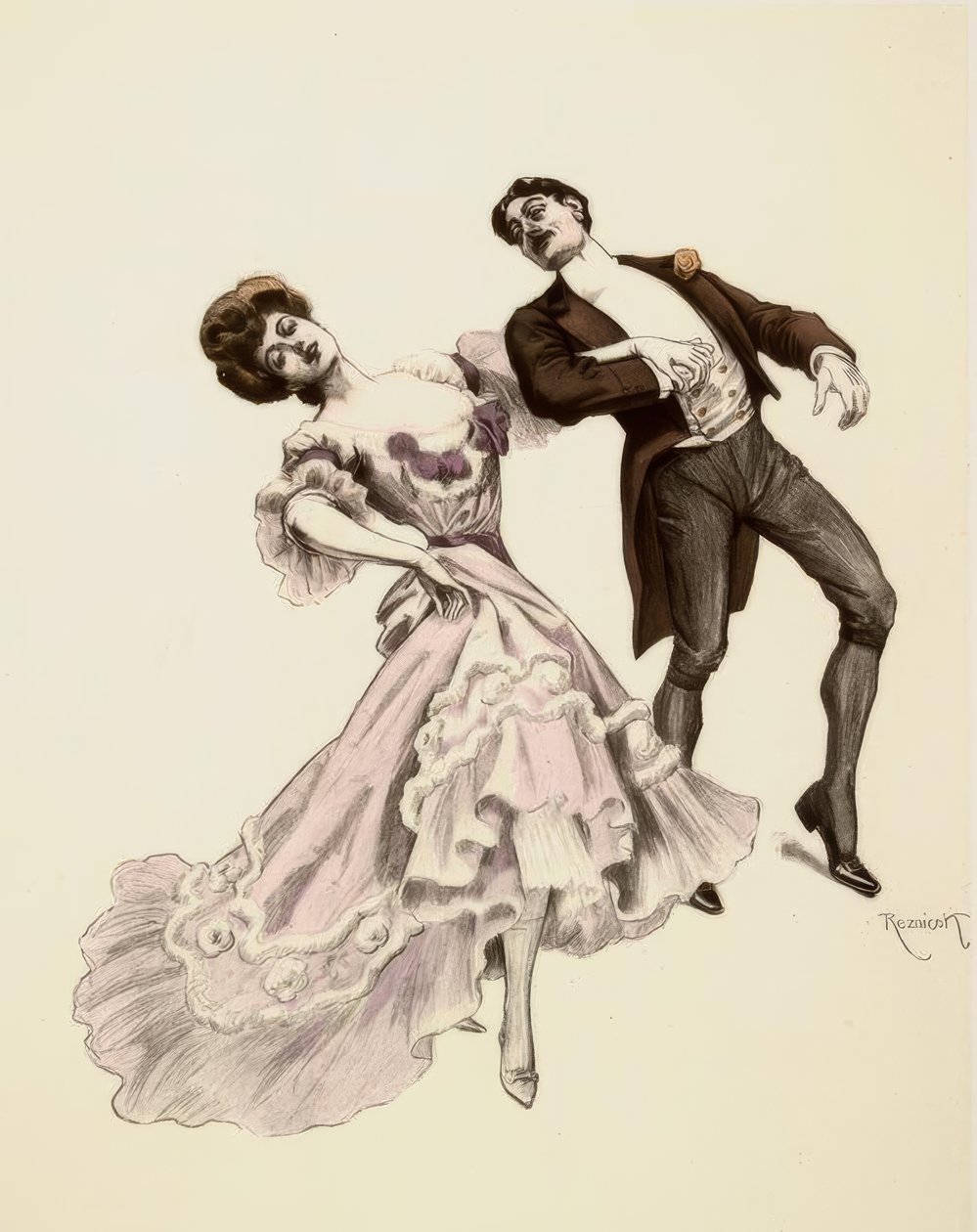 F. v. Reznicek, Cake walk / aus: 6 Tanzbilder av Ferdinand von Reznicek