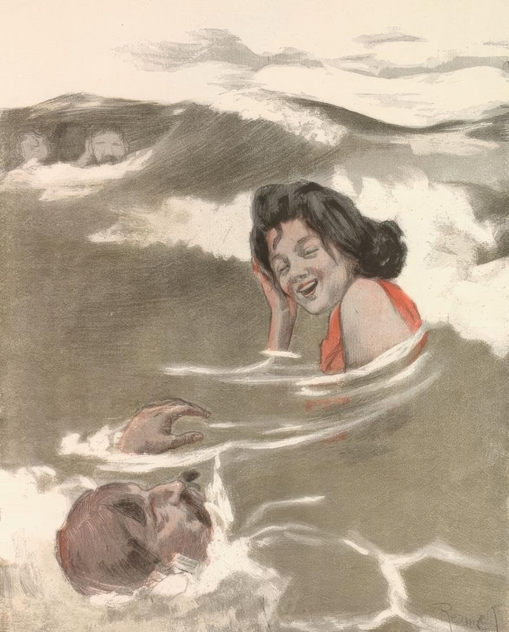 I vågornas spel / Madam passar havet dig av Ferdinand von Reznicek