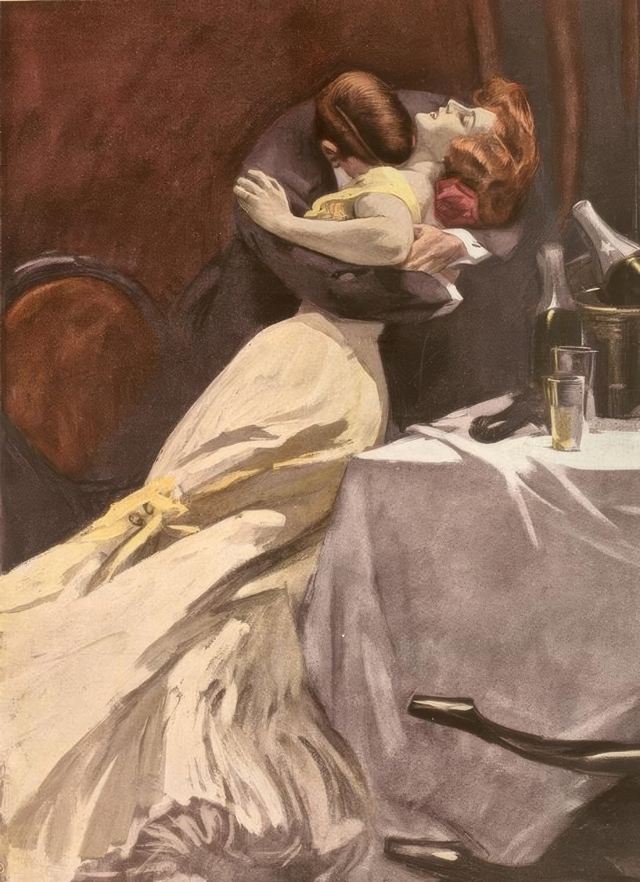 Inte för stormigt! Din passion kan förstöra allt för min skull, men inte min klädnad. av Ferdinand von Reznicek