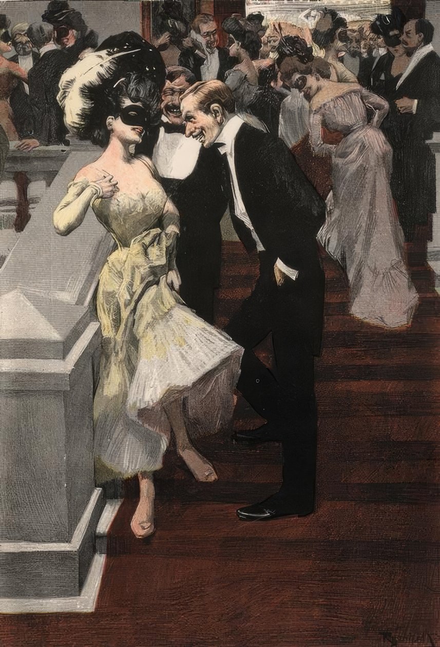 Reznicek / Bal pare / från: Galante Welt / 1904 av Ferdinand von Reznicek