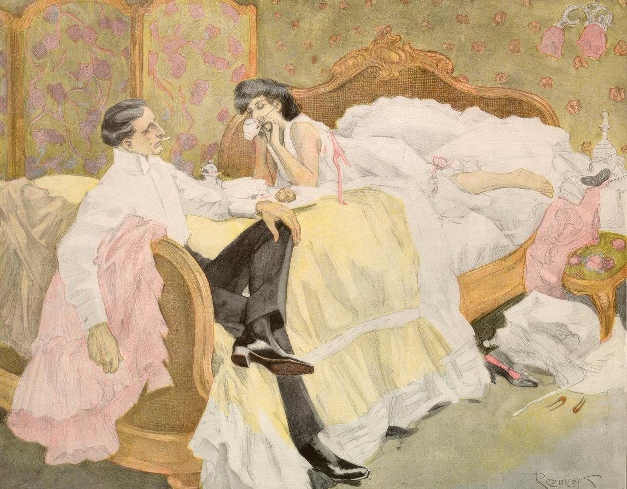 Reznicek / Mardi Gras tisdag / Lovers ... av Ferdinand von Reznicek