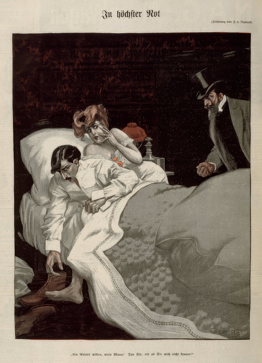 Reznicek, i stor nöd (äktenskapsbrott) av Ferdinand von Reznicek