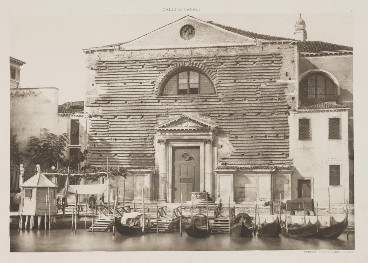 Kyrkan Saint Marcuola av Ferdinando Ongania
